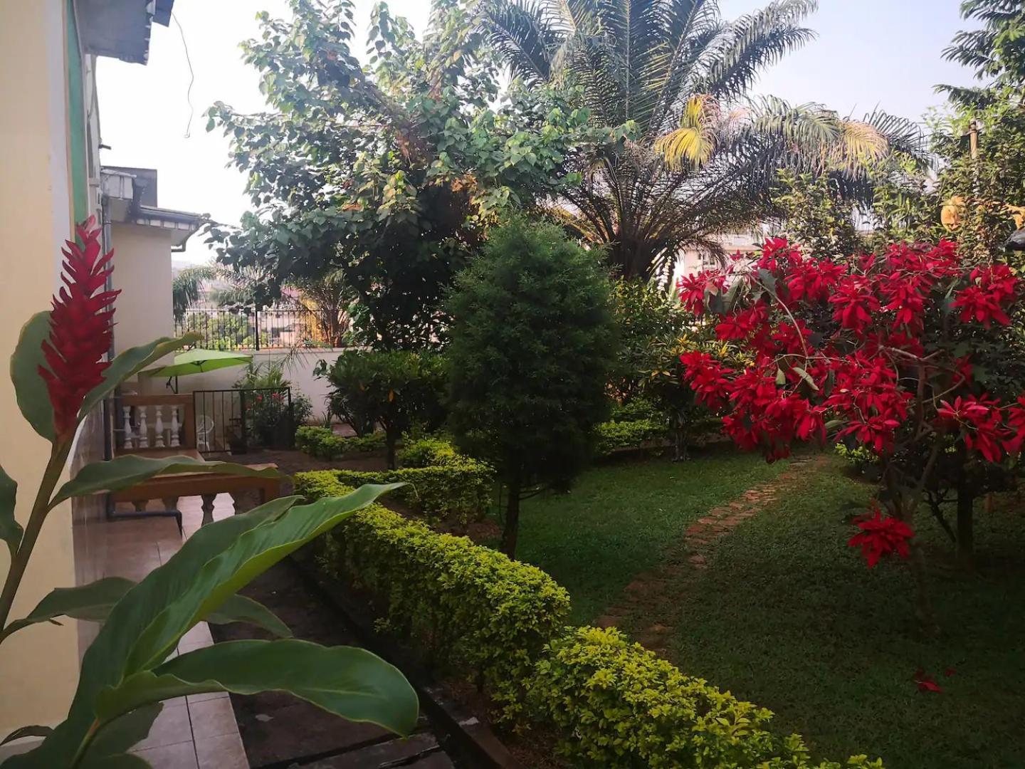 Tout confort avec jardin entrée Bastos Yaoundé Extérieur photo